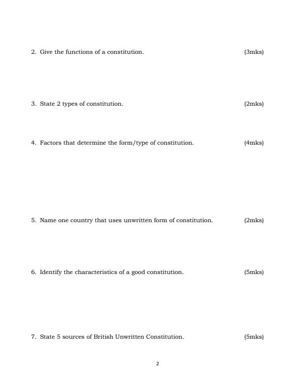 Page 2 – Form 3 History August 2026 Holiday Assignment – Kenyaplex