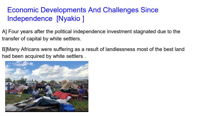 Page 2 – Form 3 History and Government: Land and Industrial Development PowerPoint Notes – Kenyaplex