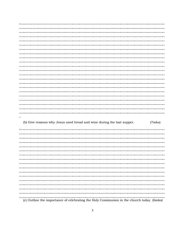 Page 2 – Form 4 CRE August 2026 Holiday Assignment – Kenyaplex