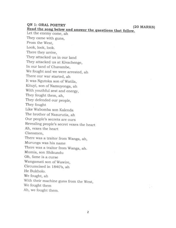Page 2 – Form 4 English August 2026 Holiday Assignment – Kenyaplex