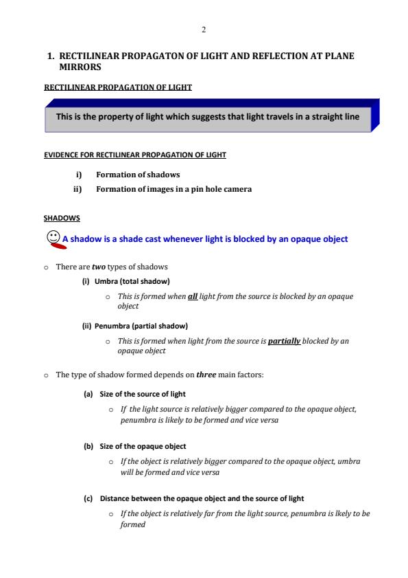 Page 2 – Form 4 Physics Paper 2 Smart Notes – Kenyaplex