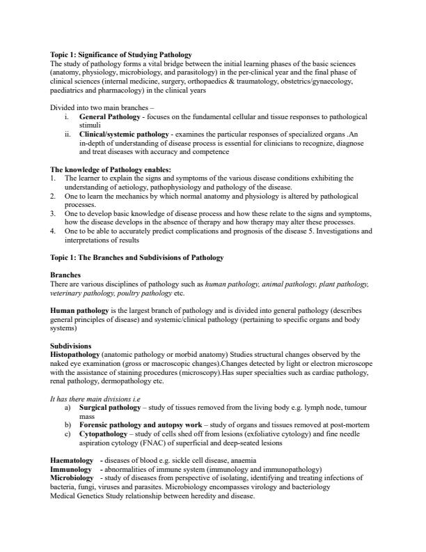Page 4 – GEP 113: General Pathology I Notes – Kenyaplex