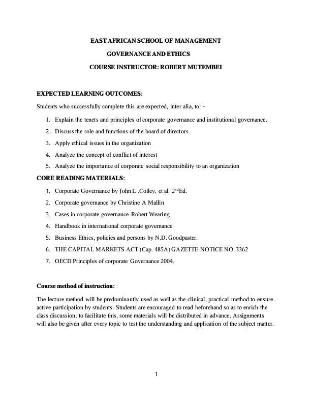 Page 1 – Governance and Ethics Notes-1 – Kenyaplex