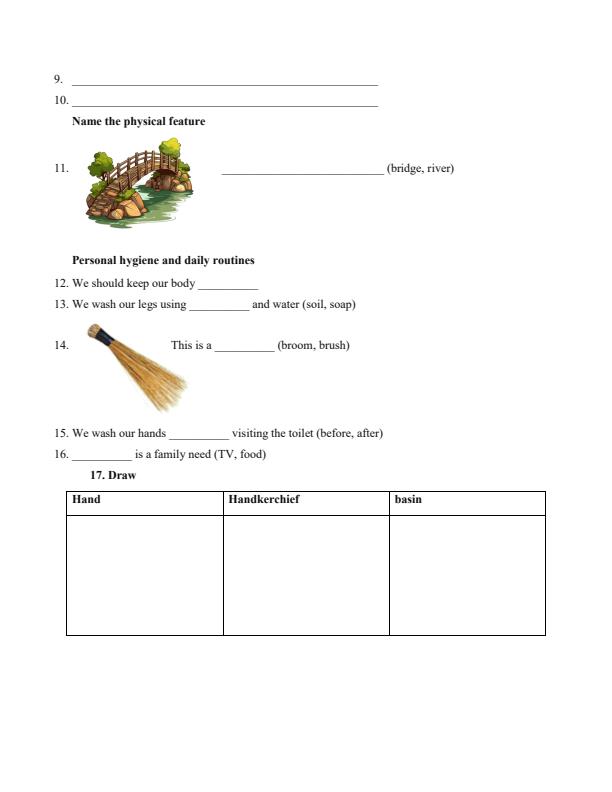 Page 2 – Grade 1 Environmental Activities April 2026 Holiday Assignment – Kenyaplex