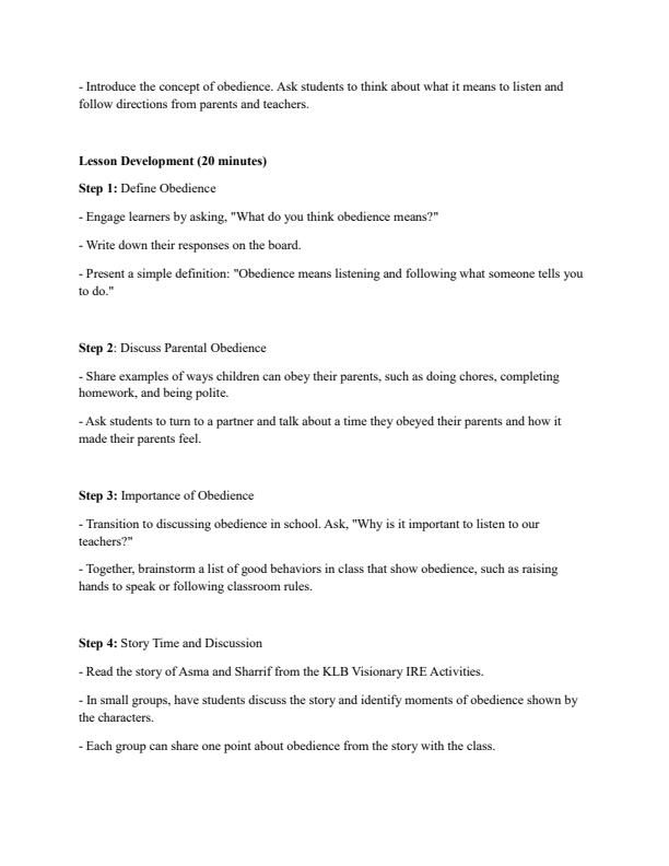 Page 2 – Grade 1 IRE Lesson Plans Term 2 – Kenyaplex