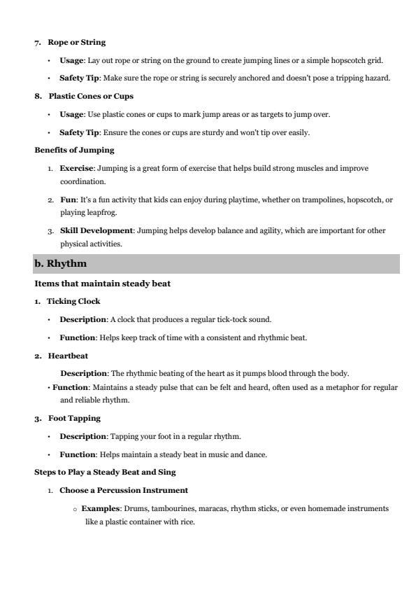 Page 3 – Grade 1 Rationalized Creative Arts Notes (Term 1, 2 and 3) – Kenyaplex