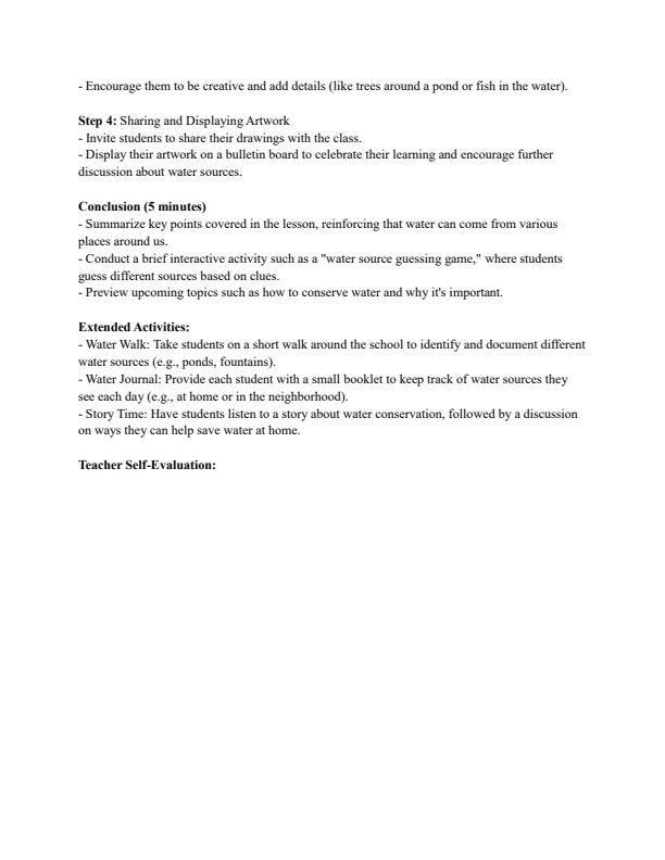 Page 4 – Grade 1 Rationalized Environmental Activities Lesson Plans Term 3 – Kenyaplex