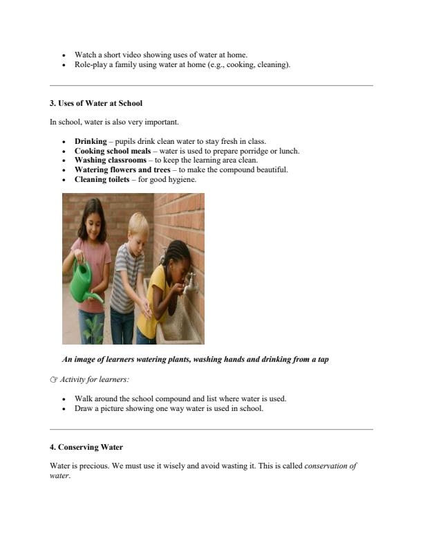 Page 2 – Grade 1 Rationalized Environmental Activities Notes Term 3 – Kenyaplex