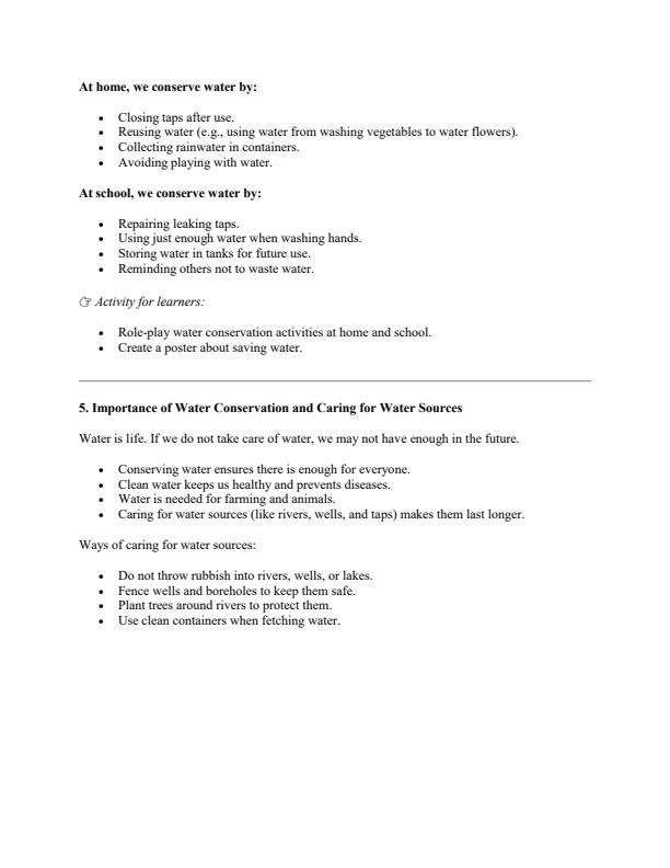 Page 3 – Grade 1 Rationalized Environmental Activities Notes Term 3 – Kenyaplex
