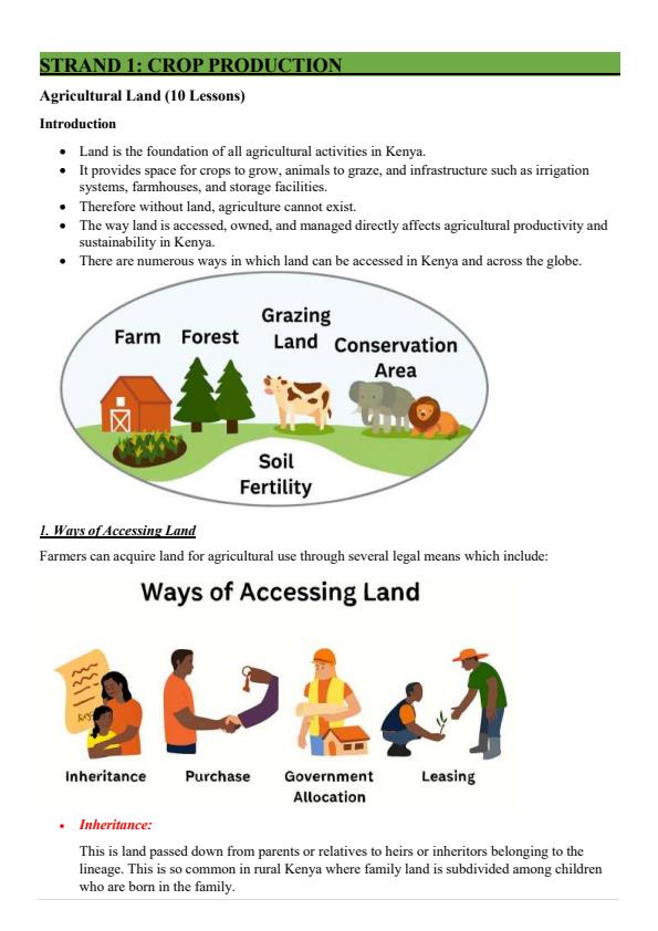 Page 3 – Grade 10 Agriculture Notes Term 1, 2 and 3 – Kenyaplex