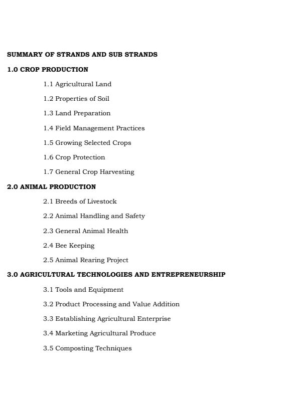 Page 1 – Grade 10 Applied Agriculture Notes Term 1, 2 and 3 – Kenyaplex