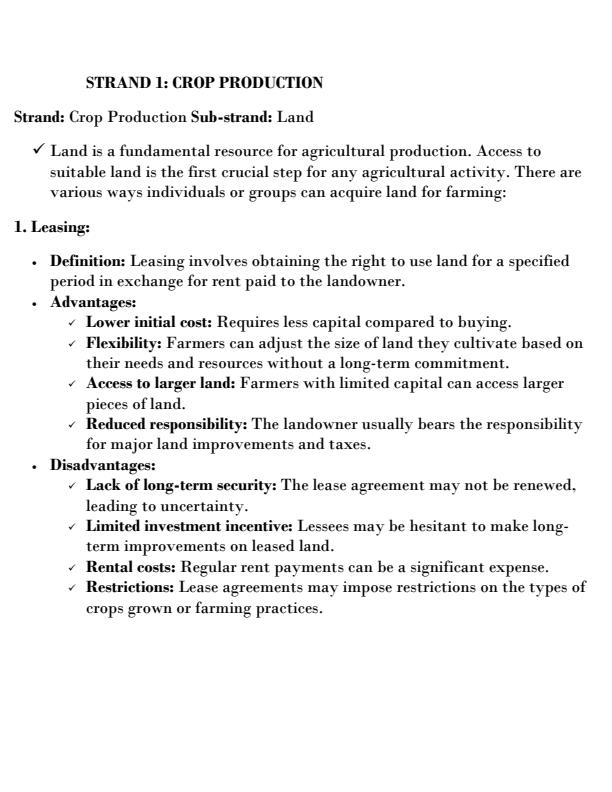 Page 2 – Grade 10 Applied Agriculture Notes Term 1, 2 and 3 – Kenyaplex