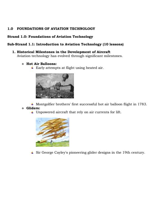 Page 1 – Grade 10 Aviation Technology Notes (Complete Term 1, 2, 3) – Kenyaplex