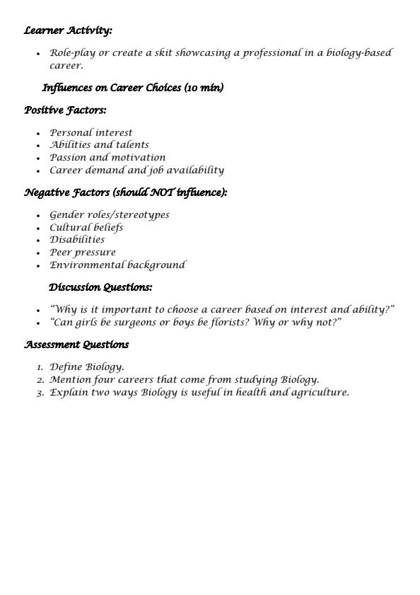 Page 5 – Grade 10 Biology Notes Term 1, 2 and 3 – Kenyaplex