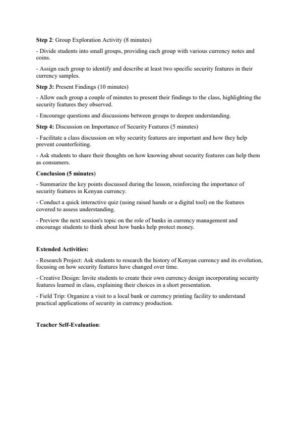 Page 2 – Grade 10 Business Studies Lesson Plans Term 1 – Kenyaplex