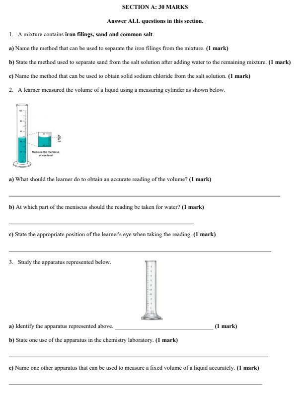 Page 2 – Grade 10 Chemistry December 2026 Holiday Assignment – Kenyaplex