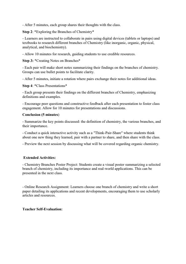Page 2 – Grade 10 Chemistry Lesson Plans Term 1 – Kenyaplex