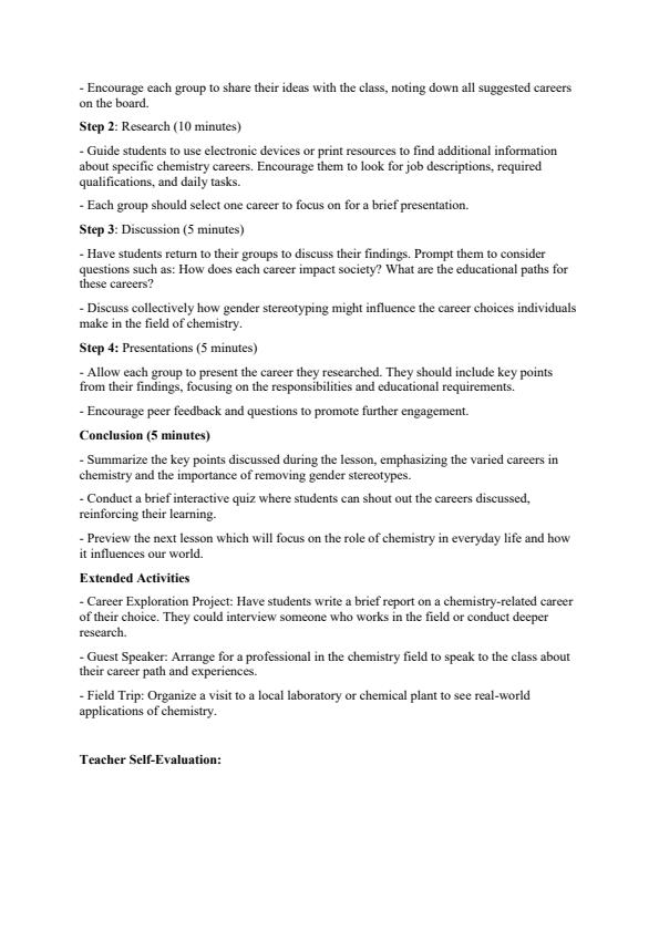 Page 4 – Grade 10 Chemistry Lesson Plans Term 1 – Kenyaplex