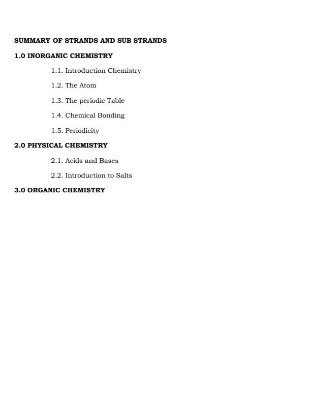 Page 1 – Grade 10 Chemistry Notes Term 1, Term 2, Term 3 – Kenyaplex