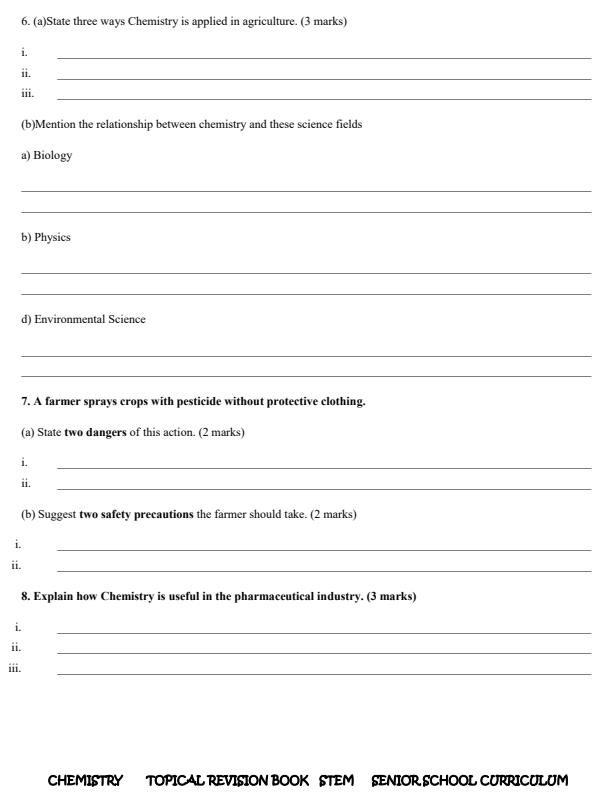 Page 3 – Grade 10 Chemistry Topical Questions – Kenyaplex