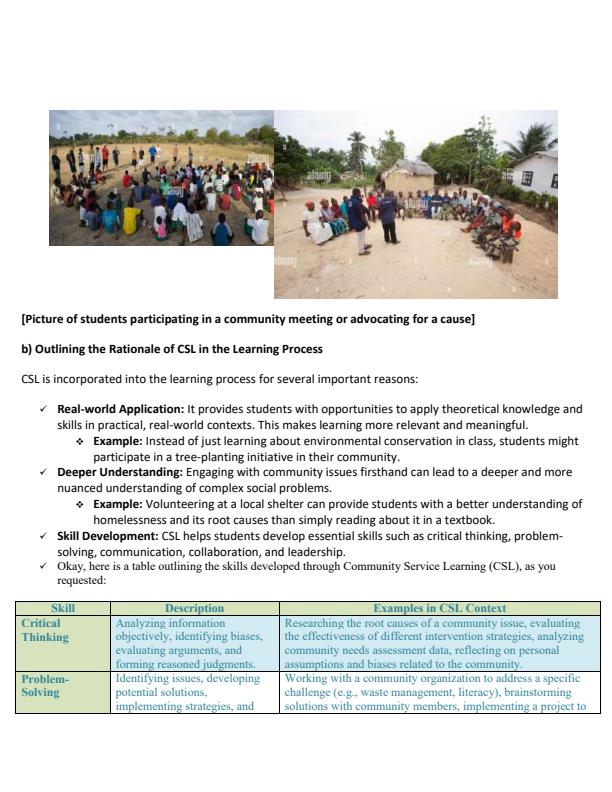 Grade 10 Community Service Learning Notes Term 1 2 And 3 Grade 10 Community Service Learning Notes Term 1 2 And 3