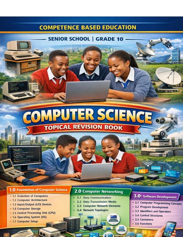 Page 1 – Grade 10 Computer Studies Topical Questions – Kenyaplex