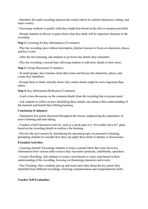 Page 2 – Grade 10 English Lesson Plans Term 1 – Kenyaplex