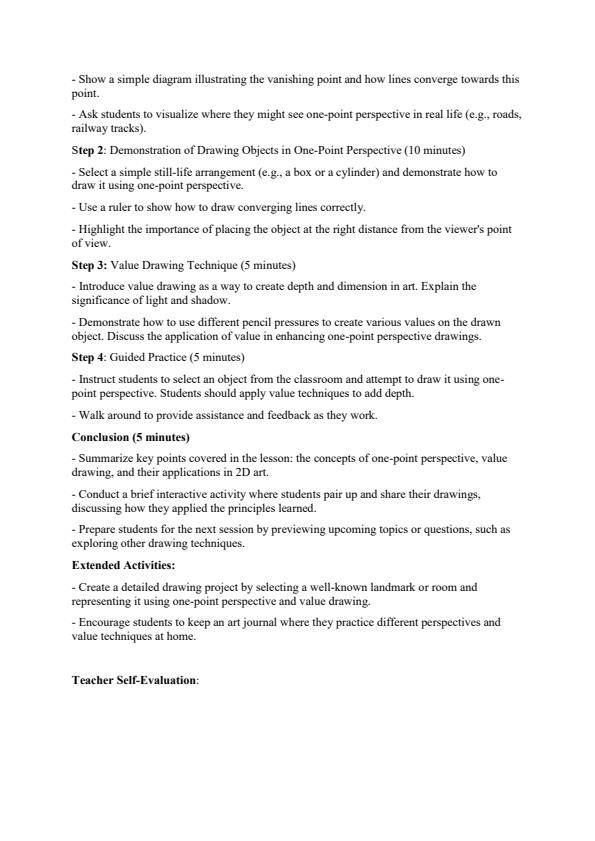 Page 4 – Grade 10 Fine Arts Lesson Plans Term 1 – Kenyaplex