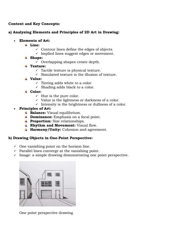 Page 2 – Grade 10 Fine Arts Notes (Complete Term 1, 2 and 3) – Kenyaplex