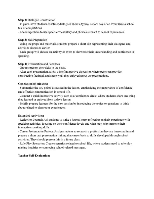 Page 2 – Grade 10 French Lesson Plans Term 3 – Kenyaplex