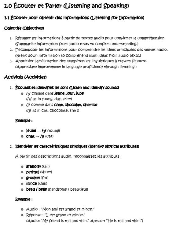 Page 2 – Grade 10 French Notes (Term 1, Term 2, Term 3) – Kenyaplex