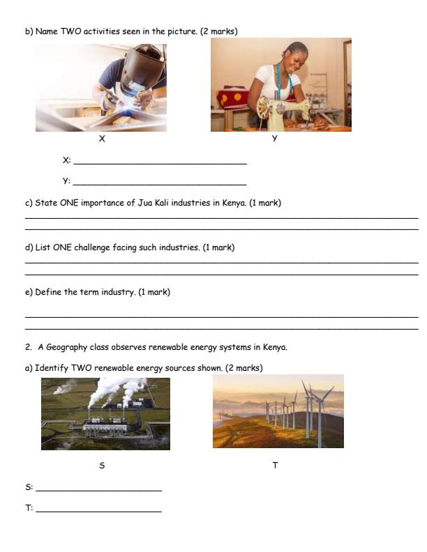 Page 2 – Grade 10 Geography August 2026 Holiday Assignment – Kenyaplex