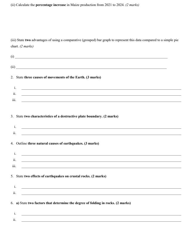 Page 2 – Grade 10 Geography December 2026 Holiday Assignment – Kenyaplex