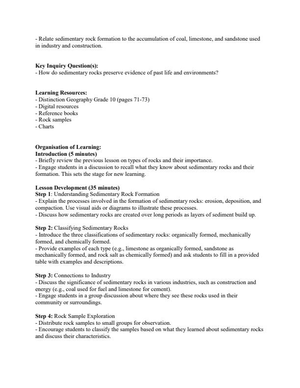 Page 3 – Grade 10 Geography Lesson Plans Term 2 - Distinction – Kenyaplex