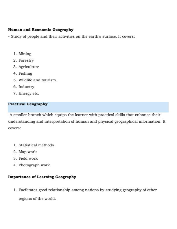 Page 3 – Grade 10 Geography Notes Term (Term 1, 2 and 3) – Kenyaplex