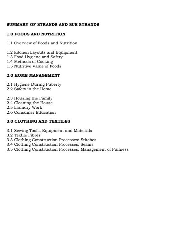 Page 2 – Grade 10 Home Science Notes (Term 1, 2 and 3) – Kenyaplex