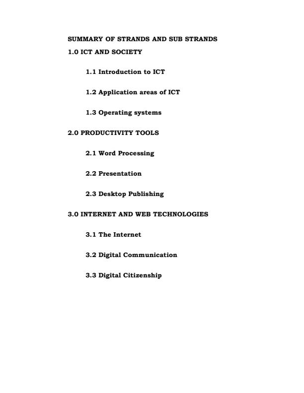 Page 1 – Grade 10 ICT Notes Term 1, 2 and 3 – Kenyaplex