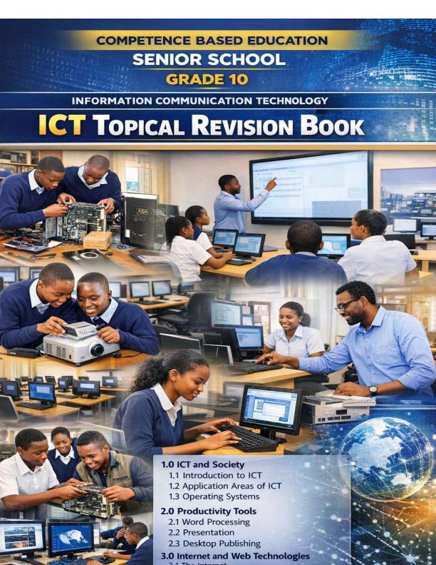Page 1 – Grade 10 ICT Topical Questions – Kenyaplex