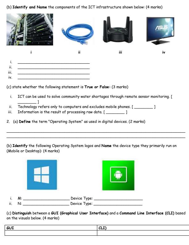 Page 2 – Grade 10 Information Communication Technology August 2026 Holiday Assignment – Kenyaplex