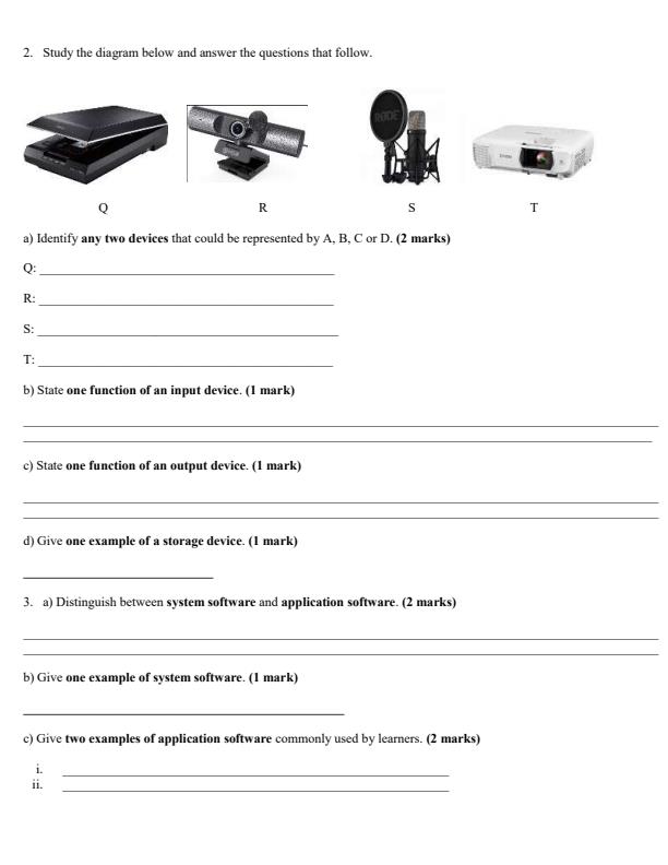 Page 2 – Grade 10 Information Communication Technology December 2026 Holiday Assignment  – Kenyaplex