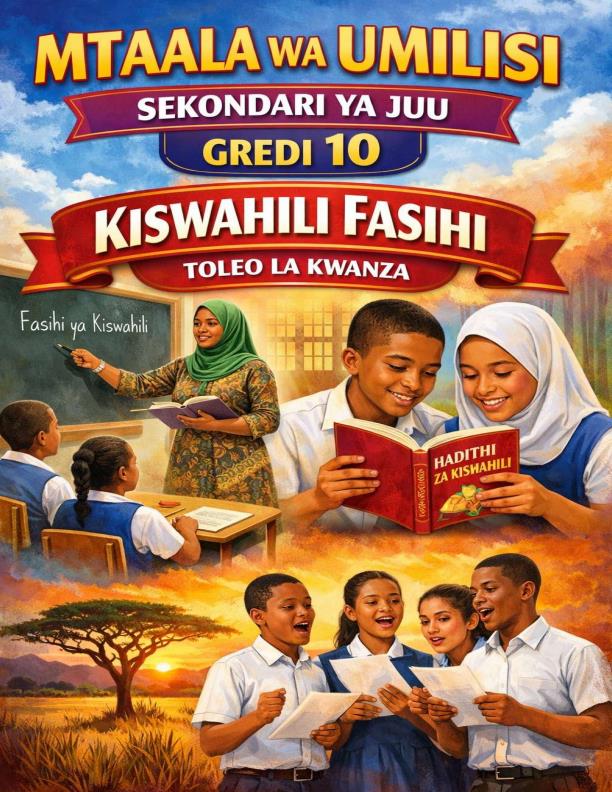 Page 1 – Grade 10 Kiswahili Fasihi Notes (Term 1, Term 2, Term 3) – Kenyaplex