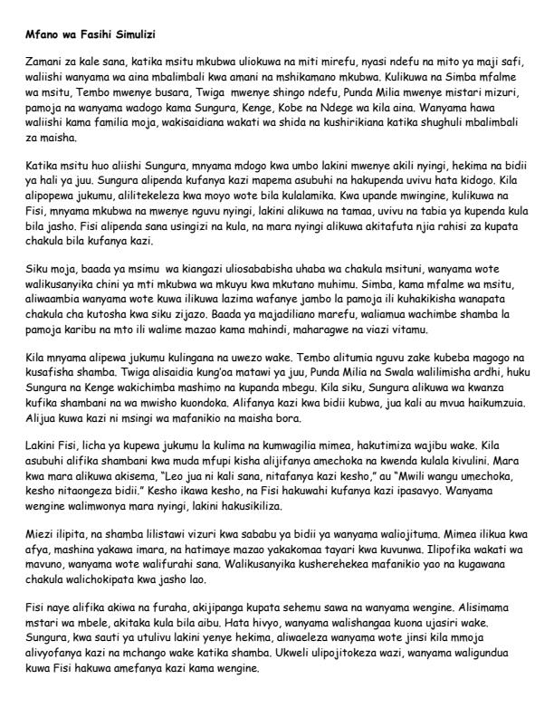 Page 3 – Grade 10 Kiswahili Fasihi Notes (Term 1, Term 2, Term 3) – Kenyaplex