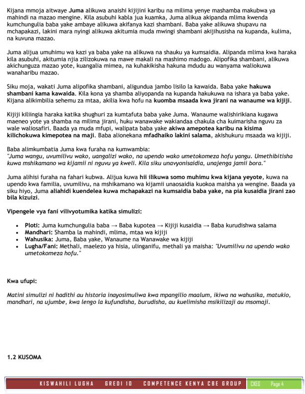 Page 4 – Grade 10 Kiswahili Notes (Term 1, Term 2, Term 3) – Kenyaplex