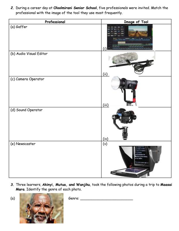 Page 2 – Grade 10 Media Technology August 2026 Holiday Assignment – Kenyaplex