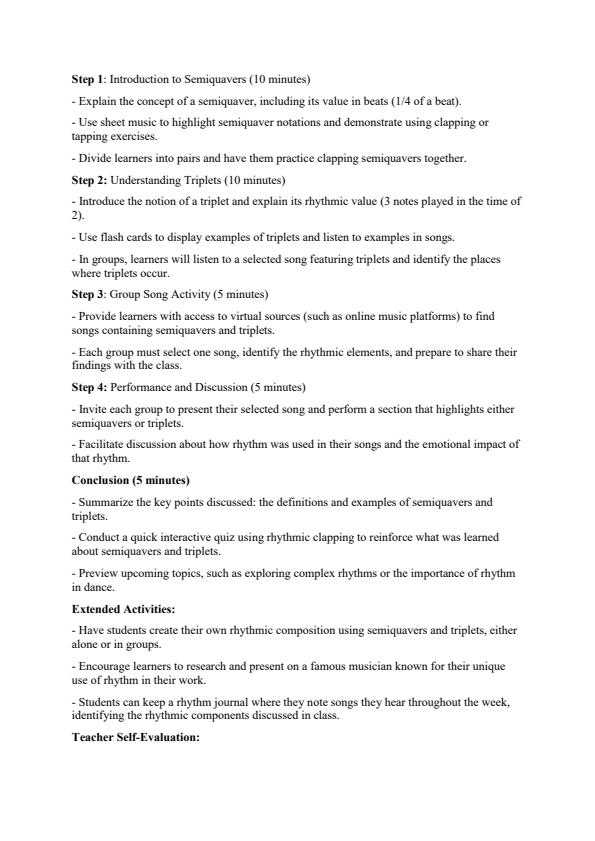 Page 2 – Grade 10 Music and Dance Lesson Plans Term 1 – Kenyaplex