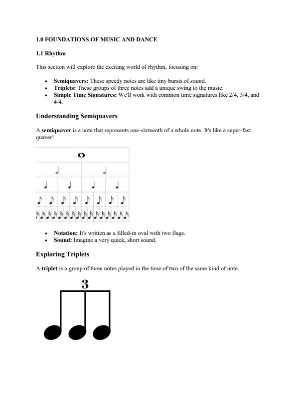 Page 2 – Grade 10 Music and Dance Notes (Complete Term 1, 2 and 3) – Kenyaplex