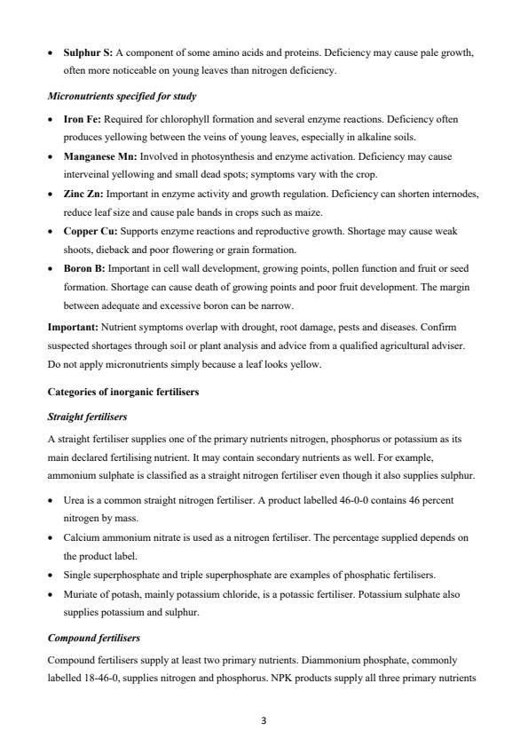 Page 3 – Grade 11 Agriculture Notes Term 1, Term 2, Term 3 (Complete) – Kenyaplex