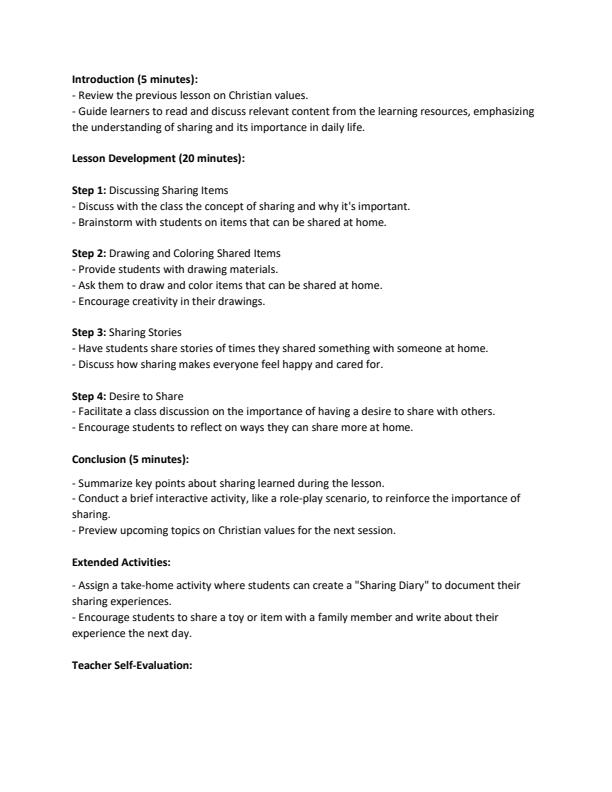 Page 4 – Grade 2 CRE Lesson Plans Term 3 - Growing in Christ – Kenyaplex