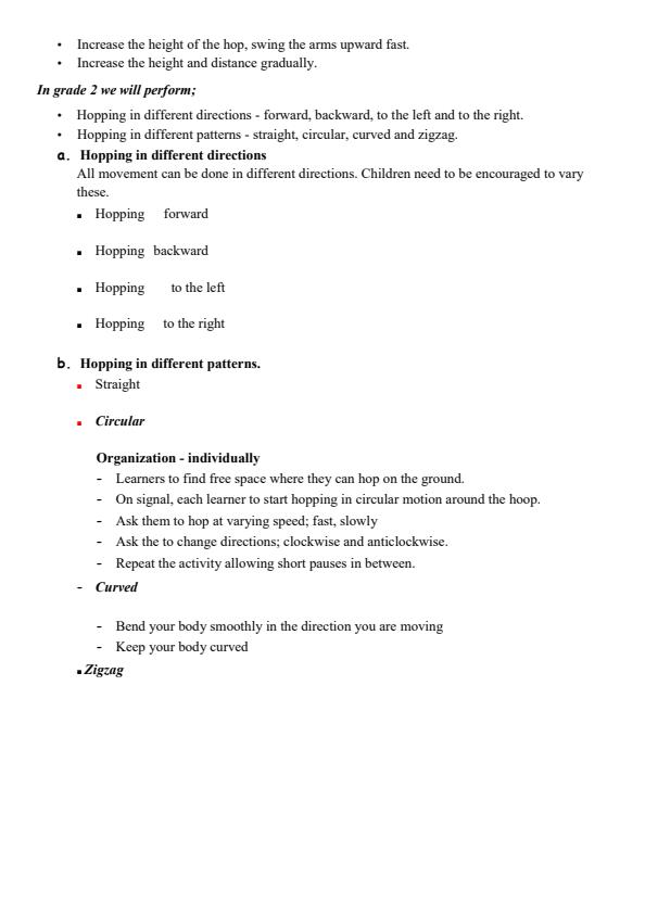 Page 2 – Grade 2 Creative Arts Notes Term 1,  Term 2 and Term 3 – Kenyaplex