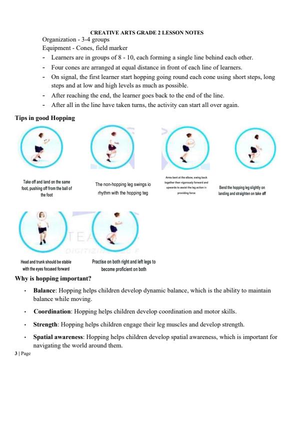 Page 3 – Grade 2 Creative Arts Notes Term 1,  Term 2 and Term 3 – Kenyaplex